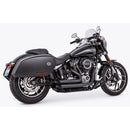 Freedom Performance Amendment Side Slash Exhaust for Harley 18-25 Softail (read note) / Black  - Customhoj