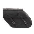 Ledrie Reinforced Rigid Leather 24L Motorcycle Saddlebag Set  - Customhoj