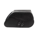 Ledrie Reinforced Rigid Leather 40L Motorcycle Saddlebag Set  - Customhoj