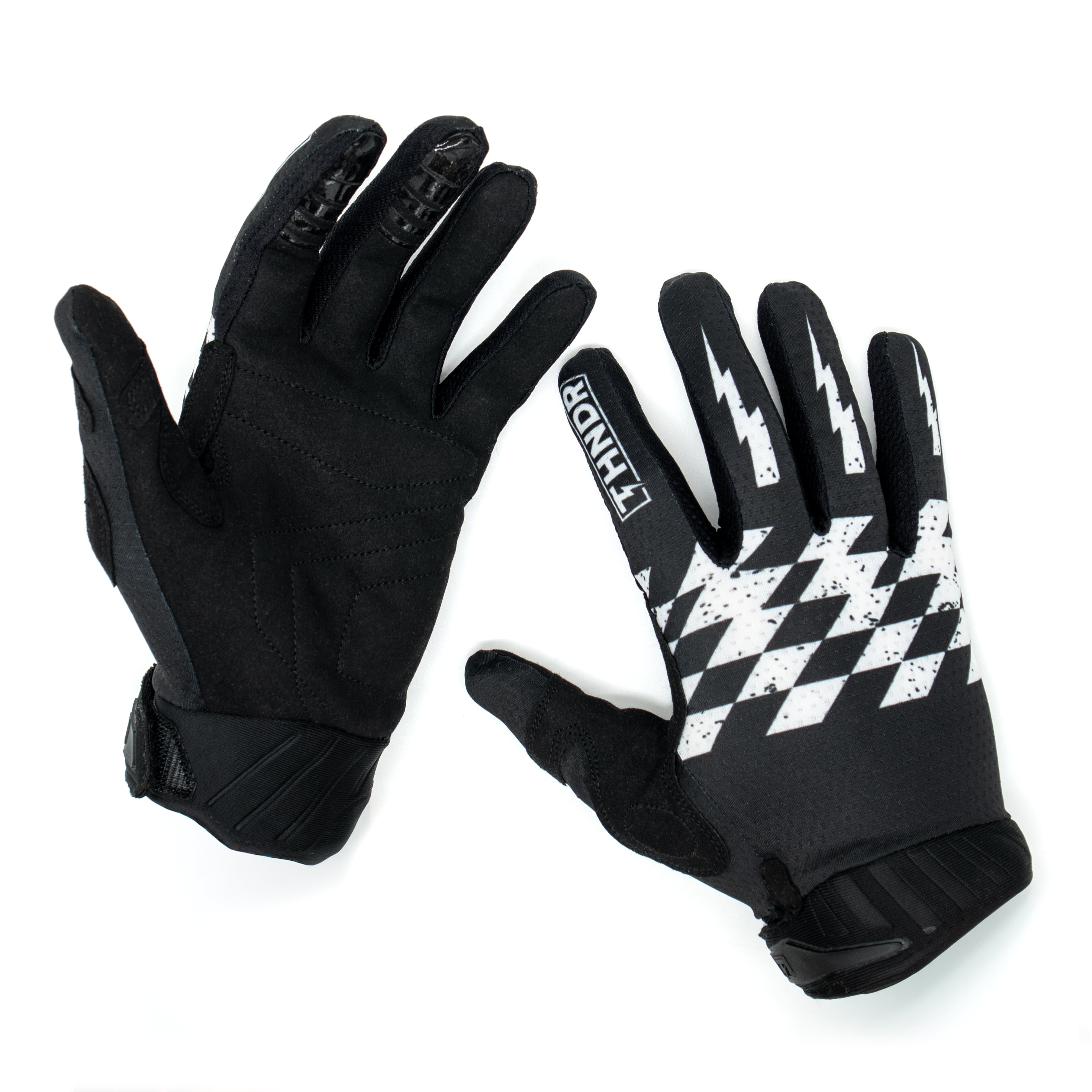 blackout motorrad handschuhe THNDR Reaper Motorradhandschuhe