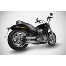 Zard EC Euro 4/5 Approved Overlapped Slip-On Mufflers for Harley Softail  - Customhoj