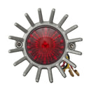 Motone Bakljus Blästrad Motone Big Fin Bakljus utan fäste Svart / Blästrad Customhoj