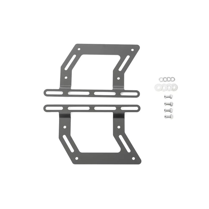 Highway Hawk Universal-Motorrad-Satteltaschenhalterungssatz, schwarz