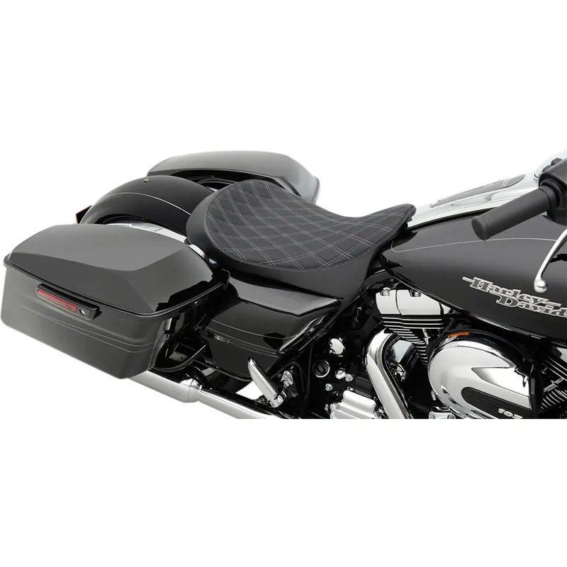 Drag Specialties EZ-ON Low Profile Solo-Sitz für Harley