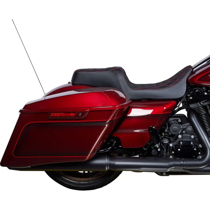 Drag Specialties Performance Predator 1-Up-Sitz für Harley