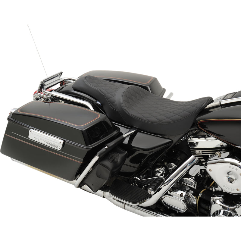 Drag Specialties Caballero 2-Up-Sitz für Harley