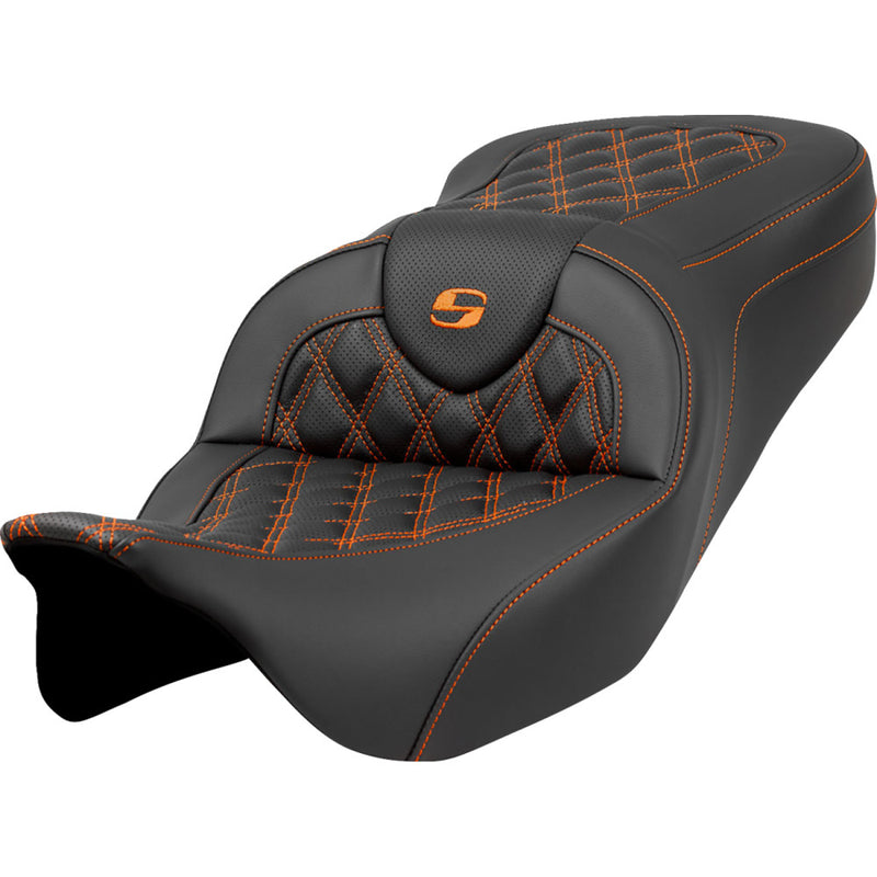 Saddlemen Roadsofa Lattice Stitch Sitz für Harley