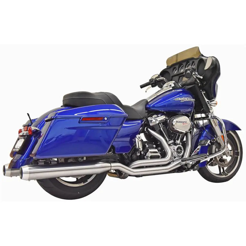 Bassani True Dual Edelstahl Auspuffanlage für Harley