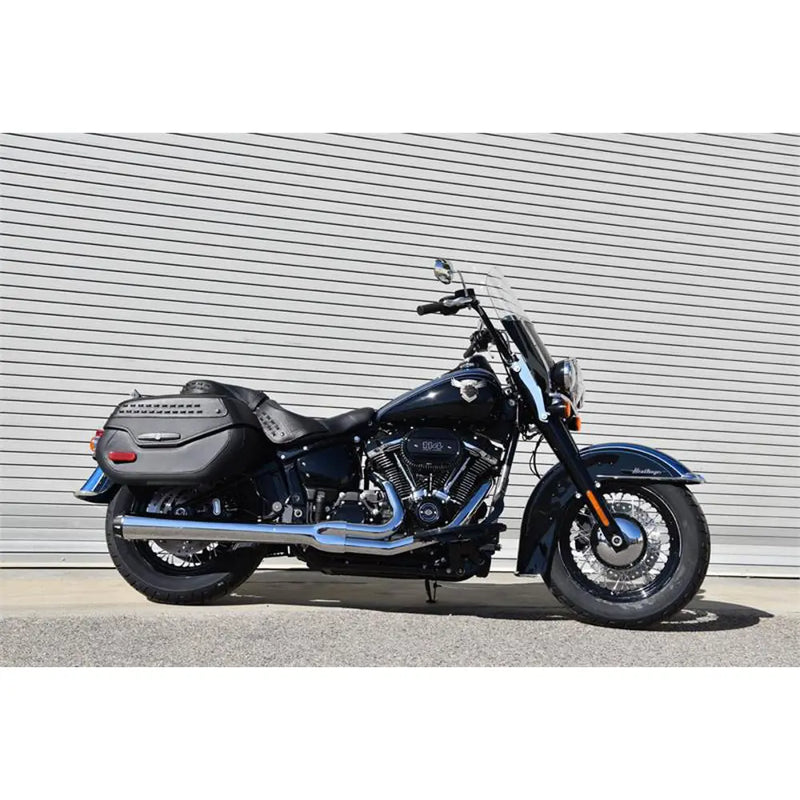 Bassani Road Rage Long Megaphone 2-into-1 Auspuffanlage für Harley