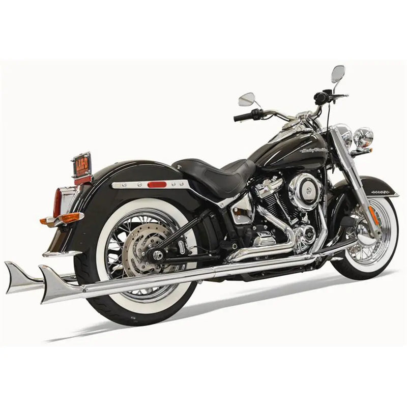 Bassani Fishtail True Dual Auspuffanlage für Harley