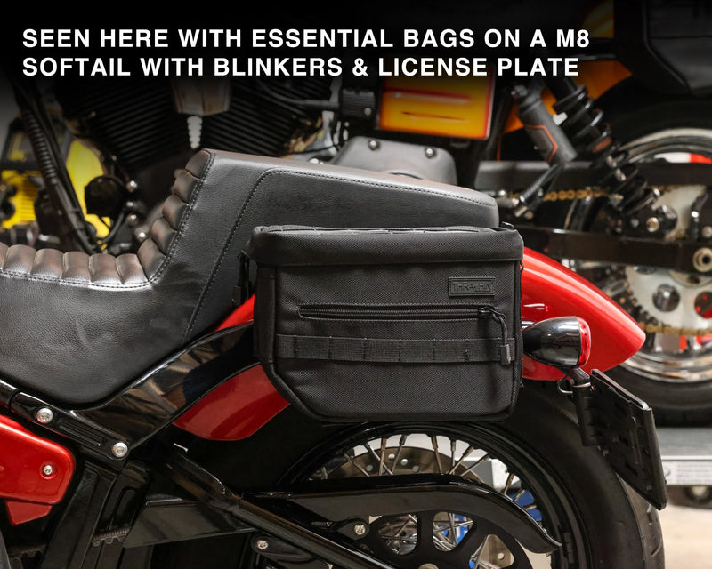 Thrashin Supply Hartmontage-Satteltaschenhalterungen für Harley