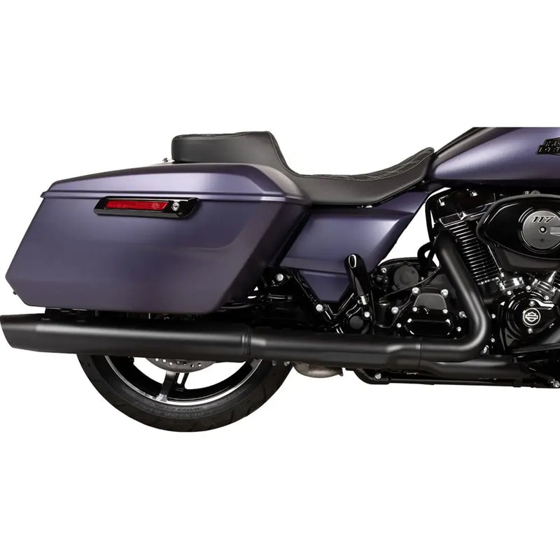 Drag Specialties Performance Predator 2-Up Extended Reach Sitzbank für Harley