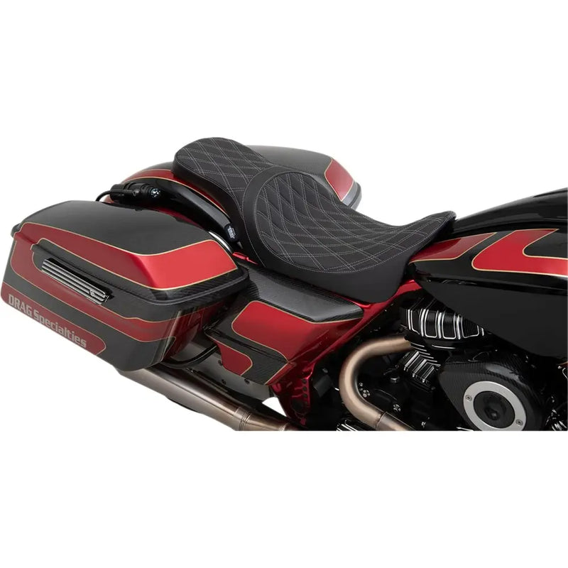 Drag Specialties Predator 2-Up Sitz für Harley 