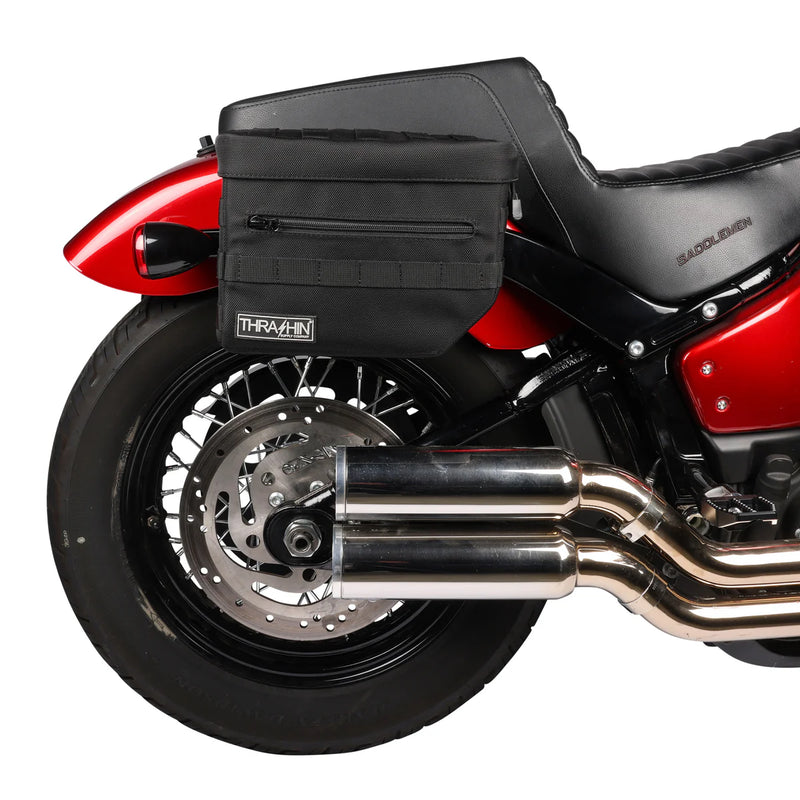 Thrashin Supply Essential 10L Überwurf-Motorrad-Satteltaschen-Set