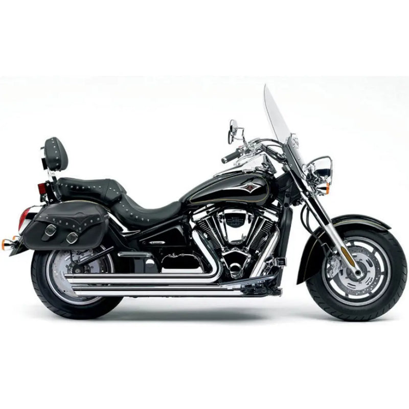 Cobra Speedster Slashdown Auspuff Chrom für Kawasaki
