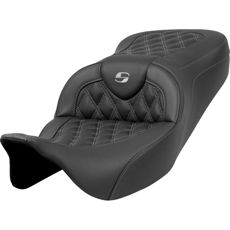 Saddlemen Roadsofa Lattice Stitch Sitz für Harley