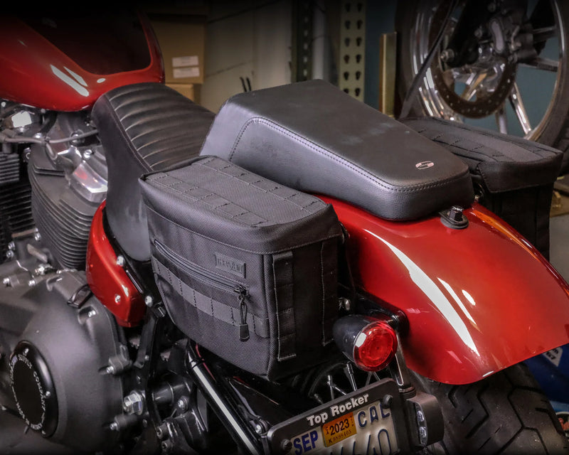 Thrashin Supply Hartmontage-Satteltaschenhalterungen für Harley