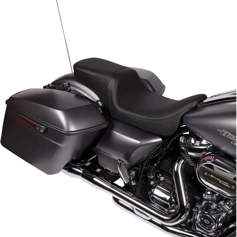 Drag Specialties Performance Predator 2-Up Rückenlehne-Aufnahmesitz für Harley 