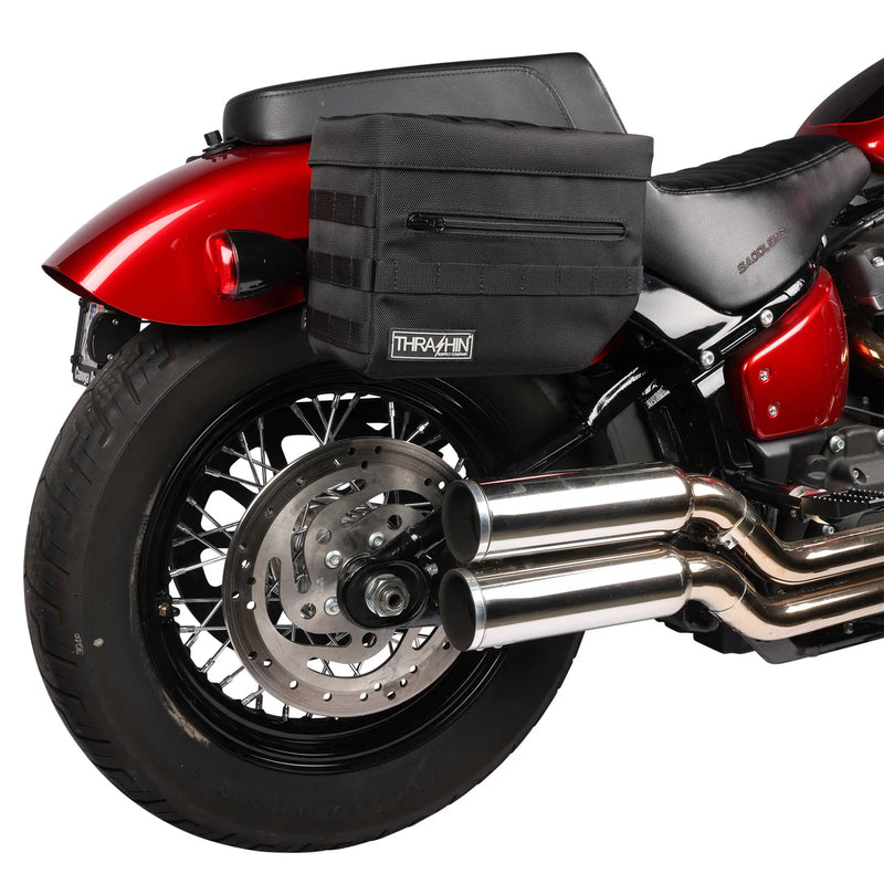 Thrashin Supply Essential 10L Überwurf-Motorrad-Satteltaschen-Set