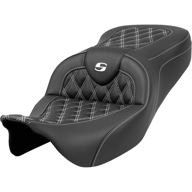 Saddlemen Roadsofa Lattice Stitch Sitz für Harley