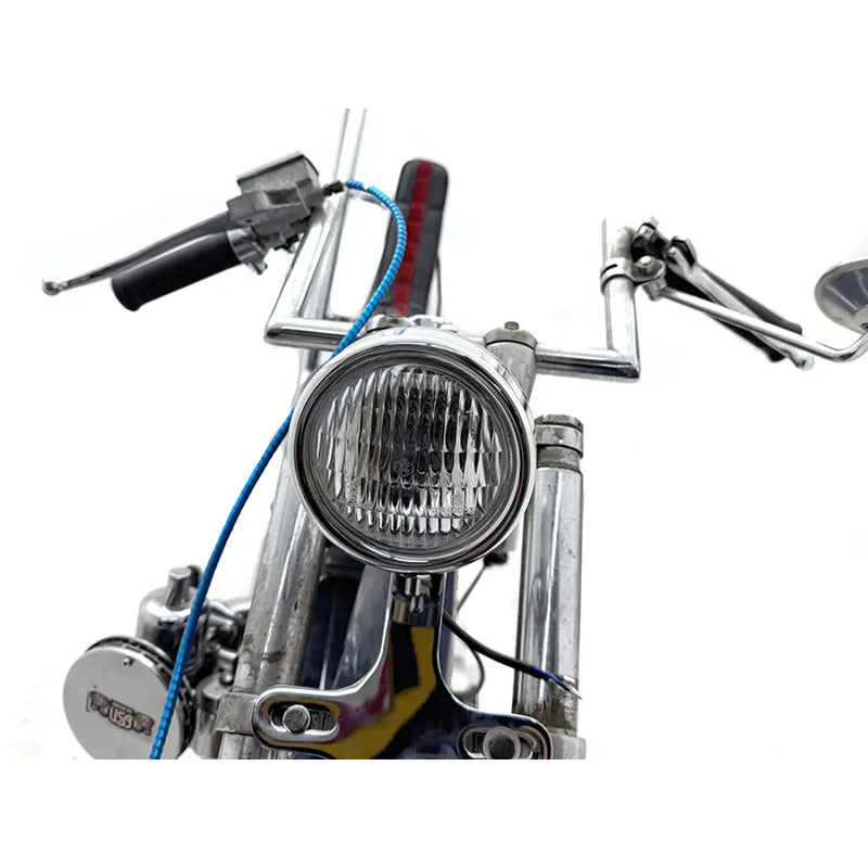 V-Twin MFG 5 1/8" Retro Aluminium Motorradscheinwerfer