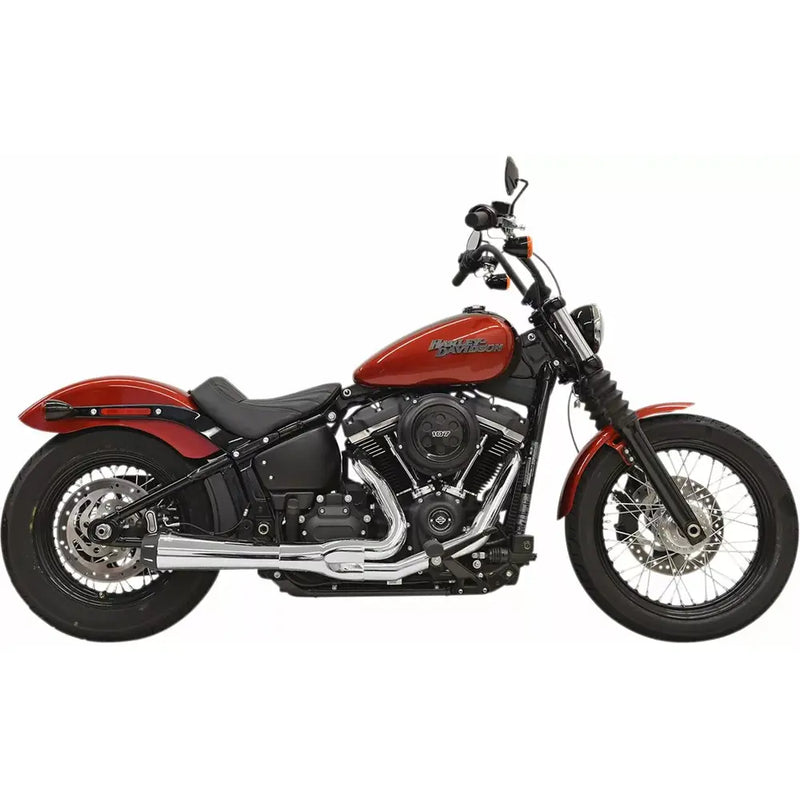 Bassani Road Rage Short Megaphon 2-into-1 Auspuffanlage für Harley