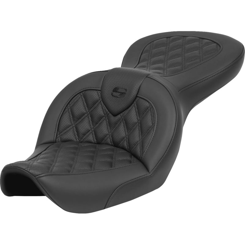 Saddlemen Roadsofa Lattice Stitch Sitz für Harley