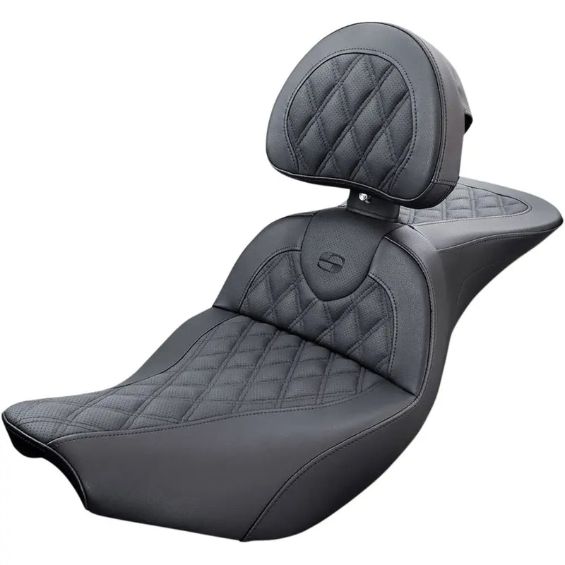 Saddlemen Roadsofa Lattice Stitch Sitz für Indian
