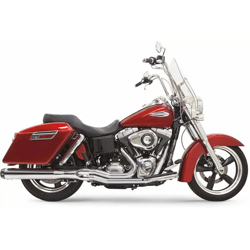 Bassani Road Rage Straight Can 2-into-1 Auspuffanlage für Harley