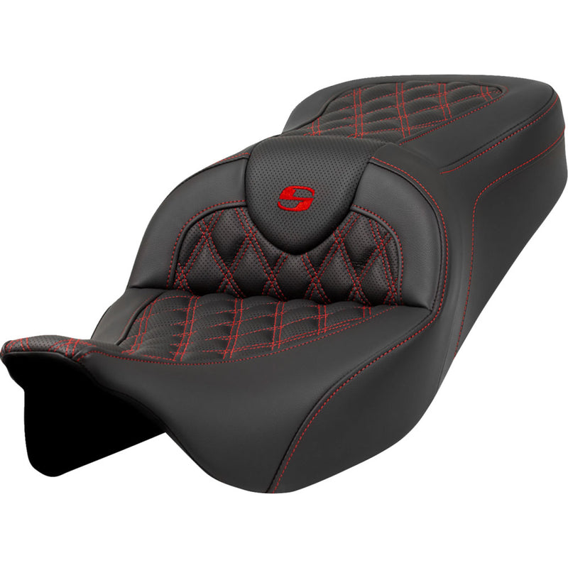 Saddlemen Roadsofa Lattice Stitch Sitz für Harley