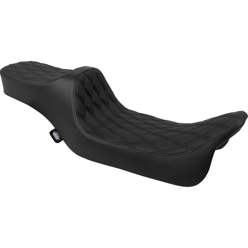 Drag Specialties Predator III 2-Up Sitz mit verlängerter Reichweite für Harley 