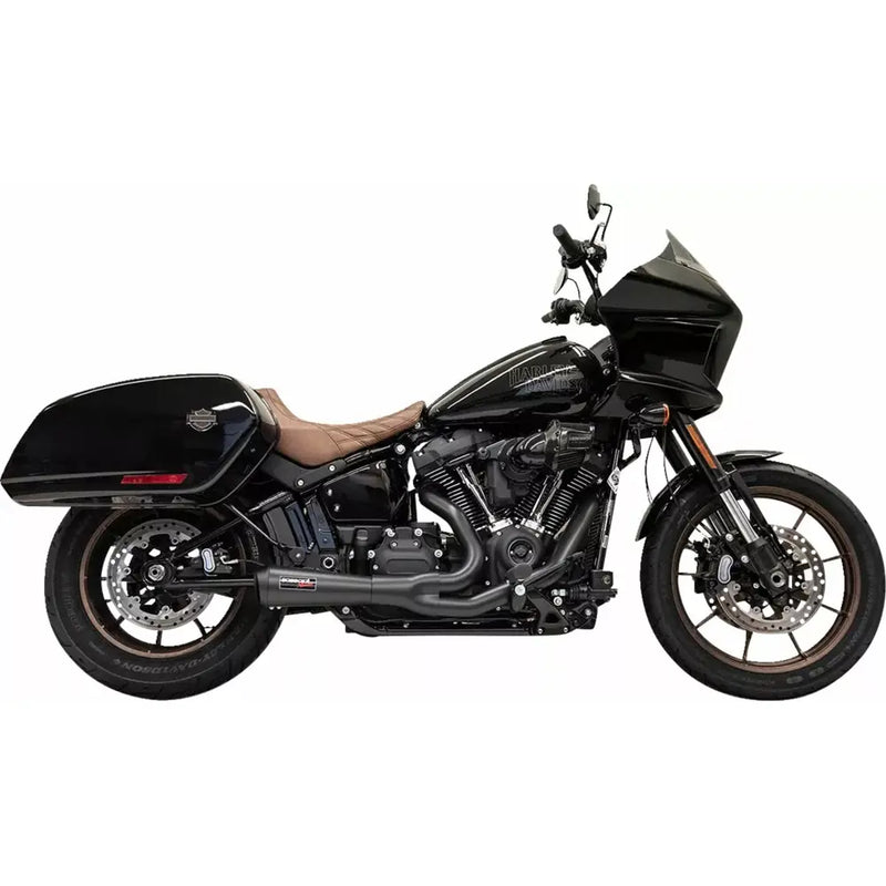 Bassani The Ripper Short 2-into-1 Katalysator Auspuffanlage für Harley