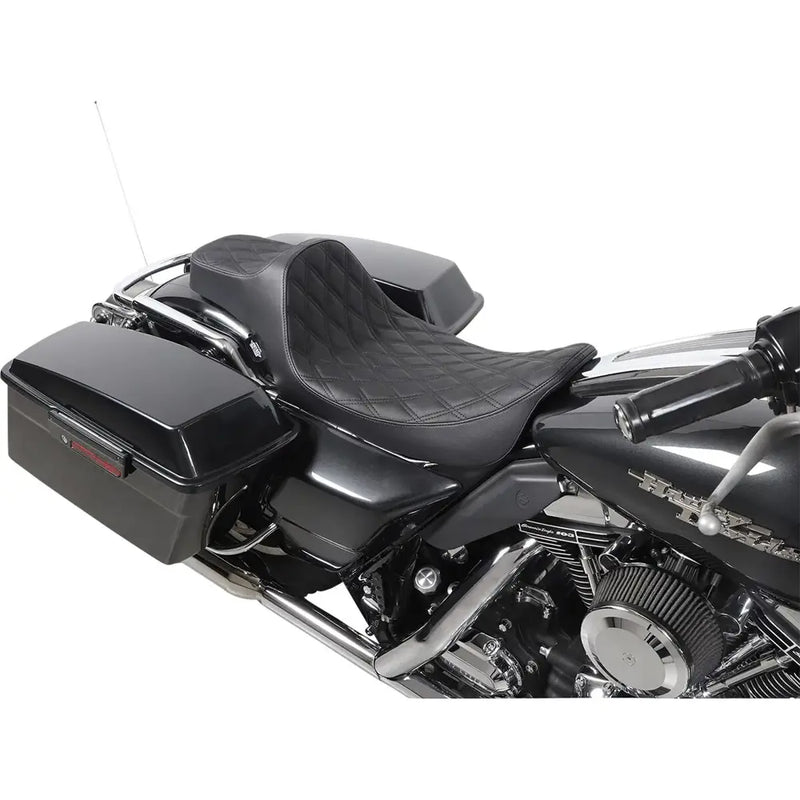 Drag Specialties Predator III Sitzbank mit verlängerter Sitzfläche für Harley