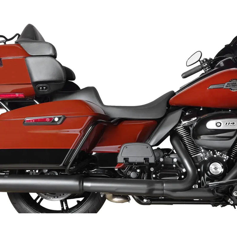 Drag Specialties Predator III 2-Up Sitz mit verlängerter Reichweite für Harley 
