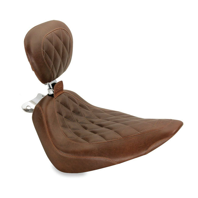 Mustang Breiter Tripper-Solositz für Harley