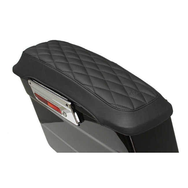 Mustang Satteltaschen-Deckelabdeckungen für Harley