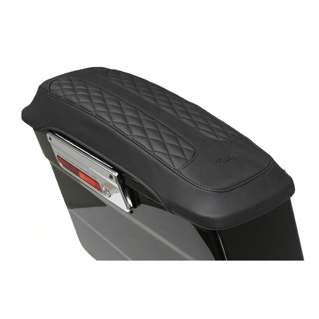 Mustang Satteltaschen-Deckelabdeckungen für Harley