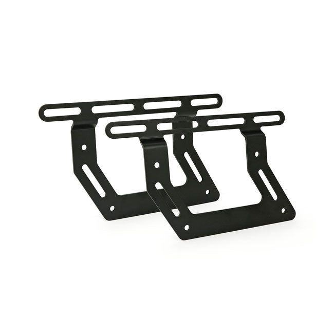 Highway Hawk Universal-Motorrad-Satteltaschenhalterungssatz, schwarz