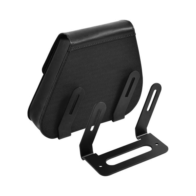 Highway Hawk Universal-Motorrad-Satteltaschenhalter-Set, schwarz