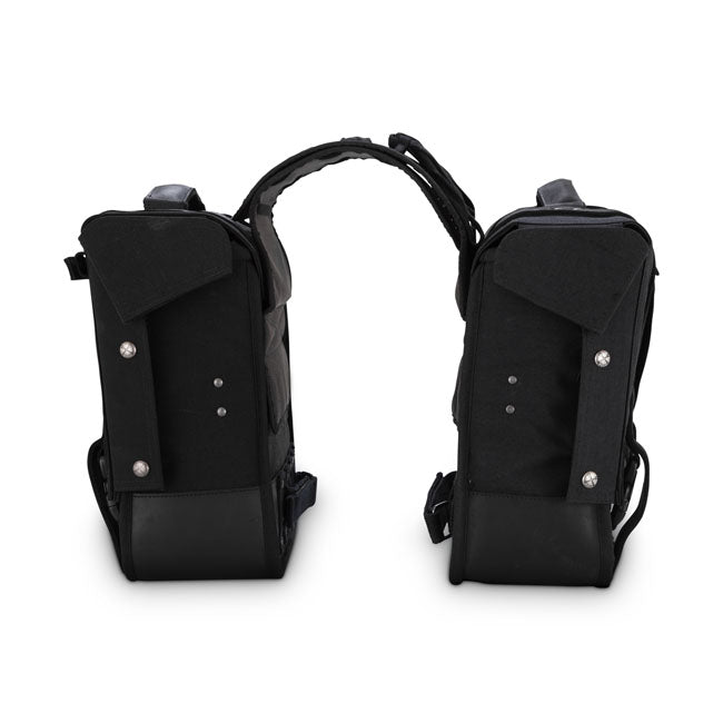 Burly Voyager Universal-Motorrad-Satteltaschen-Set zum Überwerfen