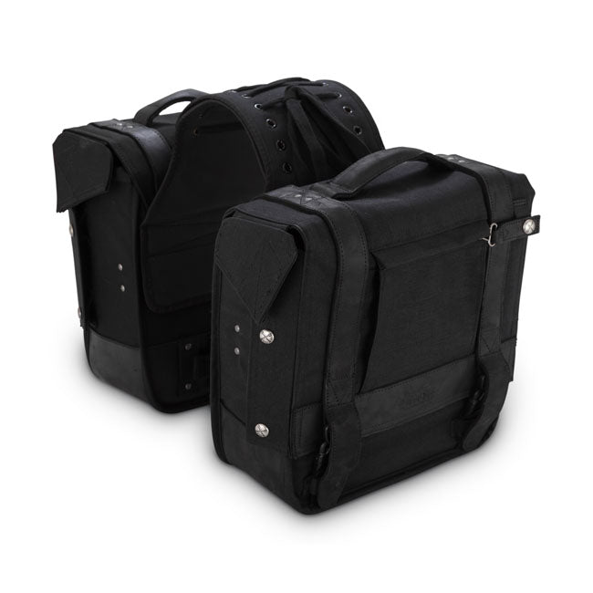 Burly Voyager Universal-Motorrad-Satteltaschen-Set zum Überwerfen