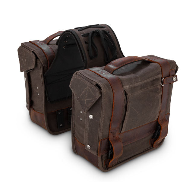 Burly Voyager Universal-Motorrad-Satteltaschen-Set zum Überwerfen