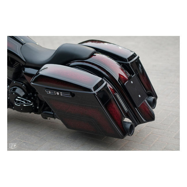 Killer Custom 4" verlängerte Satteltaschenkörper für Harley