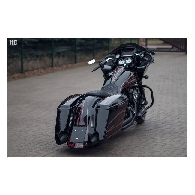 Killer Custom 4" verlängerte Satteltaschenkörper für Harley
