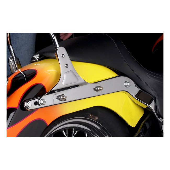 Cycle Visions Bareback Schnellverschluss-Satteltaschen-System für Harley