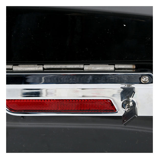 MCS 5" gestreckte Hartschalen-Satteltaschen für Harley