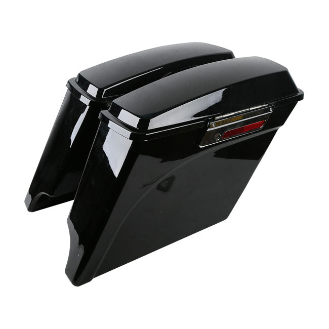 MCS 5" gestreckte Hartschalen-Satteltaschen für Harley