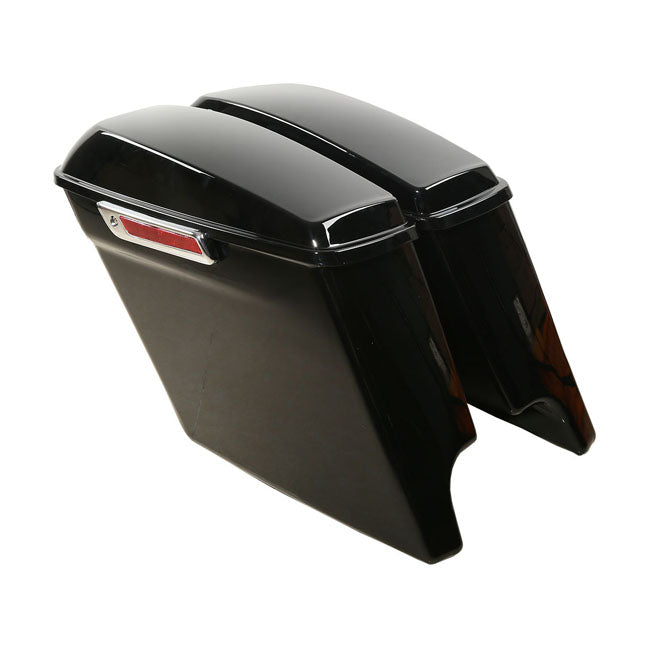 MCS 5" gestreckte Hartschalen-Satteltaschen für Harley