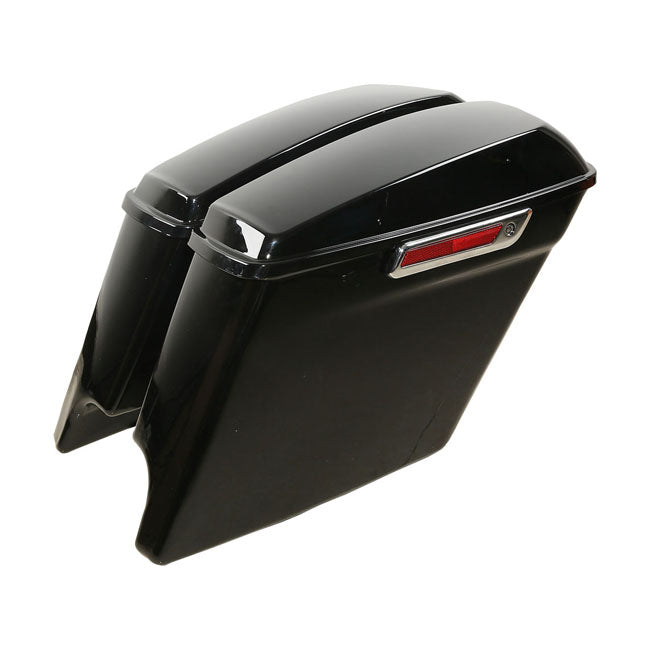 MCS 5" gestreckte Hartschalen-Satteltaschen für Harley