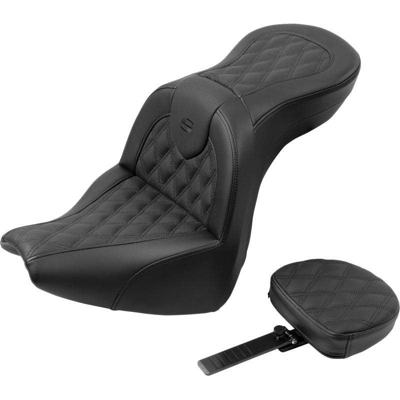 Saddlemen Roadsofa Lattice Stitch Sitz für Harley